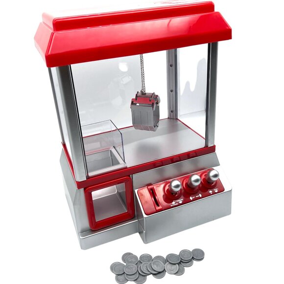 Toy Claw Machine Arcade Game Candy Grabber Crane w/ Coins Lights Sounds Gift - Picture 10 of 16